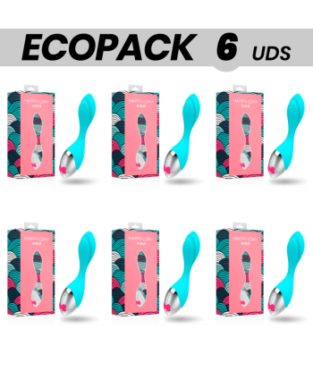 ECOPACK 6 UDS - HAPPY LOKY MINI FUN VIBRADOR