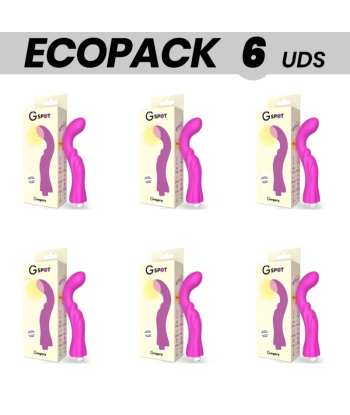 ECOPACK 6 UDS - G-SPOT GREGORY VIBRADOR VIOLETA