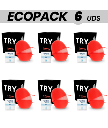 ECOPACK 6 UDS - JAMYJOB HUEVO MASTURBADOR DISCRETO VERSION BLACK TRY