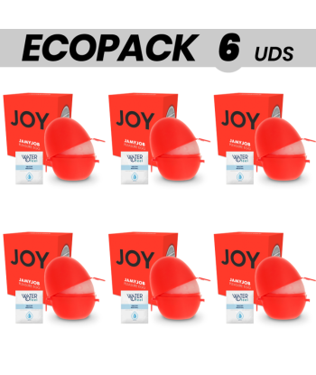 ECOPACK 6 UDS - JAMYJOB HUEVO MASTURBADOR DISCRETO VERSION ROJO JOY