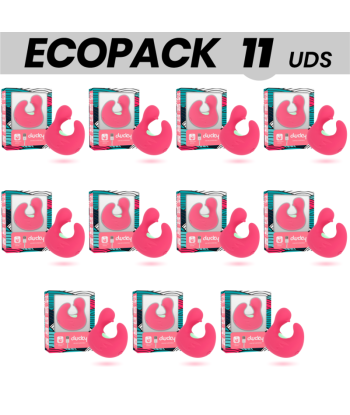 ECOPACK 11 UDS - HAPPY LOKY DEDAL ESTIMULADOR DE SILICONA RECARGABLE DUCKYMANIA