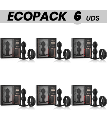ECOPACK 6 UDS - ANBIGUO WATCHME CONTROL REMOTO PLUG VIBRADOR ANAL TIBERIO