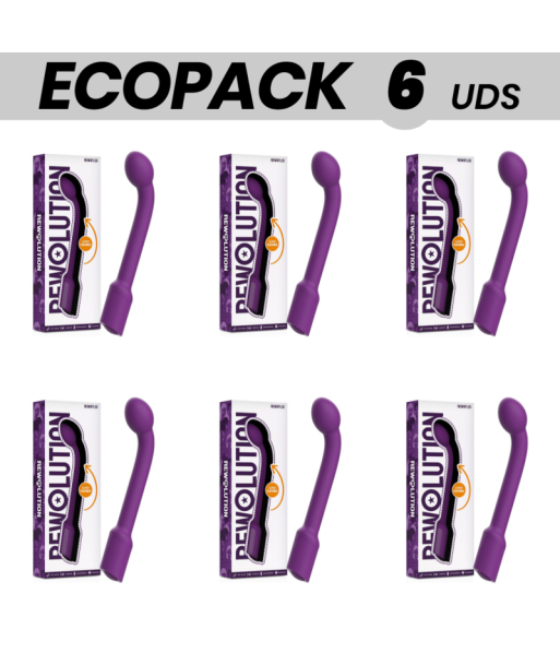 ECOPACK 6 UDS - REWOLUTION REWOFLEX VIBRADOR ESTIMULADOR PUNTO G FLEXIBLE ECOPACK 6 UDS - REWOLUTION REWOFLEX VIBRADOR ESTIMULADOR PUNTO G FLEXIBLE