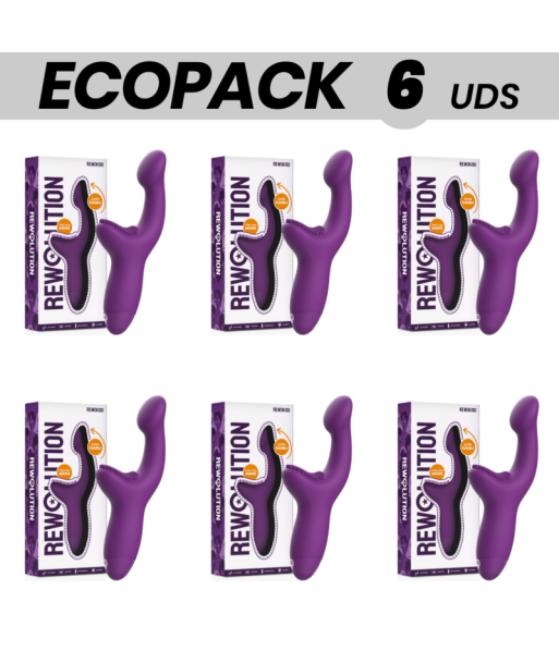 ECOPACK 6 UDS - REWOLUTION REWOKISS VIBRADOR ESTIMULADOR PUNTO A ECOPACK 6 UDS - REWOLUTION REWOKISS VIBRADOR ESTIMULADOR PUNTO A