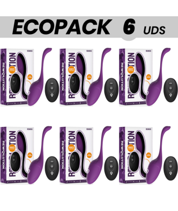 ECOPACK 6 UDS - REWOLUTION REWOVO HUEVO VIBRADOR CONTROL REMOTO