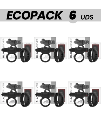 ECOPACK 6 UDS - BLACKandSILVER CAMERON CONTROL REMOTO COCKRING WATCHME