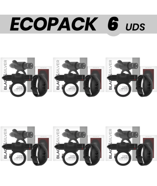 ECOPACK 6 UDS - BLACKandSILVER CAMERON CONTROL REMOTO COCKRING WATCHME