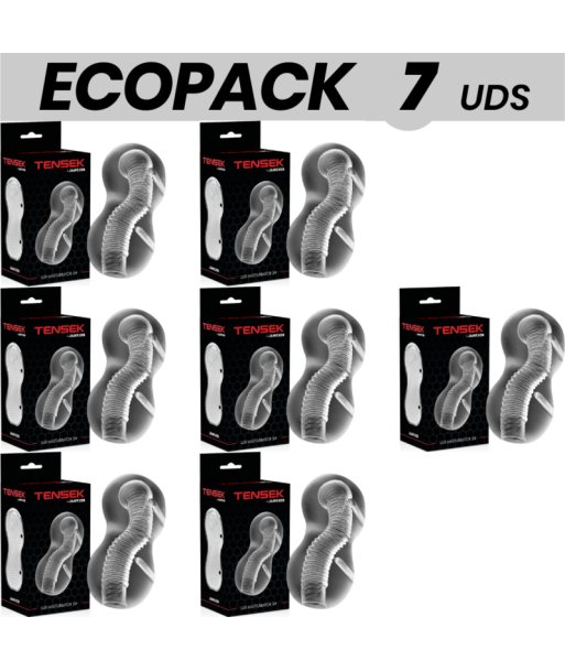 ECOPACK 7 UDS - JAMYJOB EXTREME MASTURBADOR TENSEK 3 TRANSPARENTE