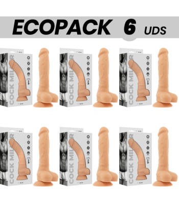 ECOPACK 6 UDS - COCK MILLER SILICONA DENSITY COCKSIL ARTICULABLE 18 CM