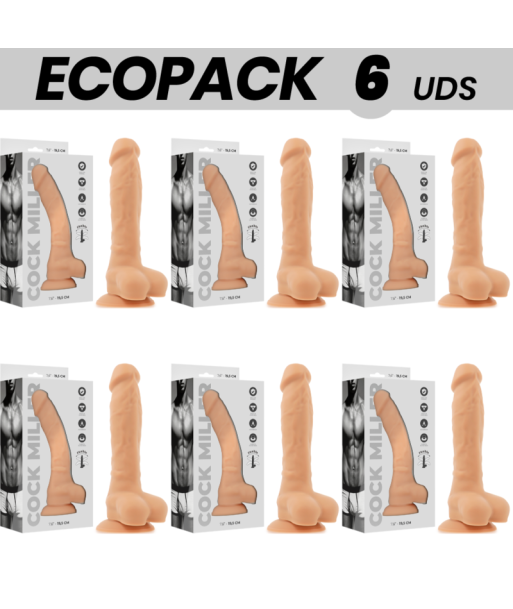 ECOPACK 6 UDS - COCK MILLER SILICONA DENSITY ARTICULABLE COCKSIL 19,5 CM