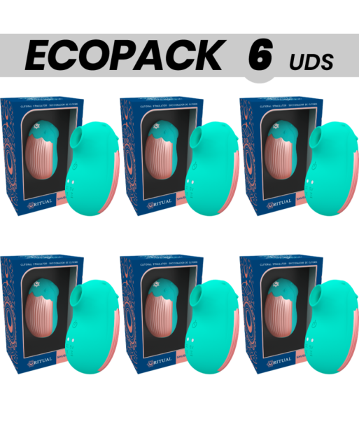 ECOPACK 6 UDS - RITHUAL SHUSHU NEW GENERATION CLITORIAL AQUA