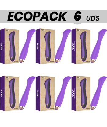 ECOPACK 6 UDS - WOMANVIBE MANDY VIBRADOR RECARGABLE SILICONA PUNTO K