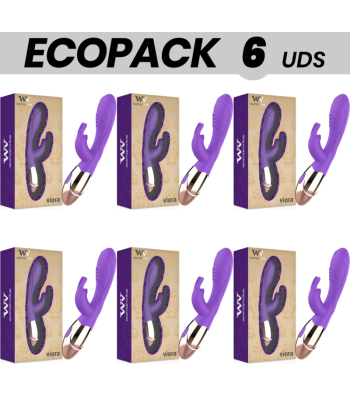ECOPACK 6 UDS - WOMANVIBE VIORA VIBRADOR RECARGABLE SILICONA