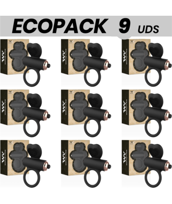 ECOPACK 9 UDS - WOMANVIBE ZEUS ANILLO VIBRADOR SILICONA
