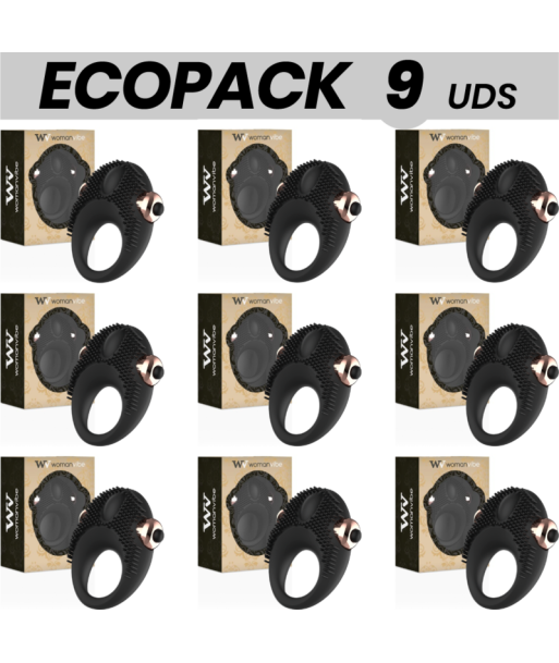 ECOPACK 9 UDS - WOMANVIBE THOR ANILLO VIBRADOR SILICONA