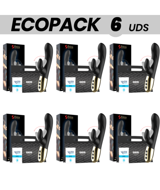 ECOPACK 6 UDS - IBIZA VIBRADOR NEW EXPERIENCE CON LICKING RABBIT
