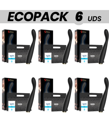 ECOPACK 6 UDS - IBIZA POTENTE VIBRADOR FLEXIBLE ESPECIAL PUNTO G