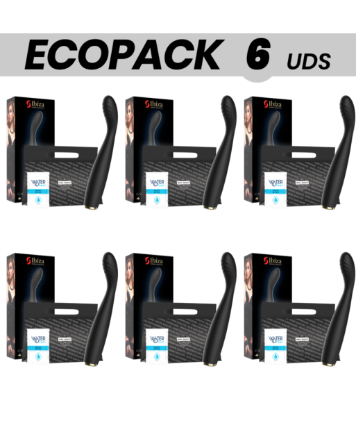 ECOPACK 6 UDS - IBIZA POTENTE VIBRADOR FLEXIBLE ESPECIAL PUNTO G