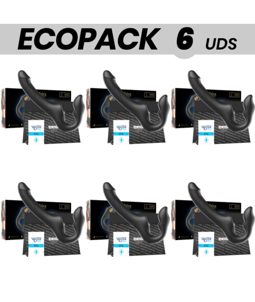 ECOPACK 6 UDS - IBIZA VIBRADOR STRAPLESS CONTROL REMOTO3 MOTORES 1000 COMBINACIONES