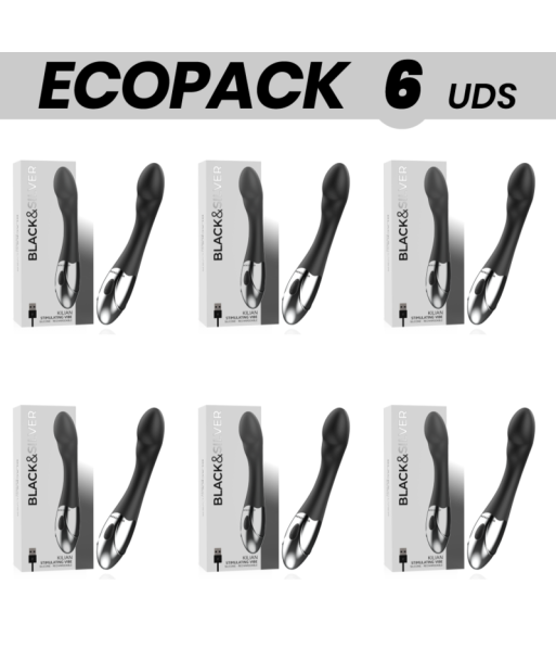 ECOPACK 6 UDS - BLACKandSILVER KILIAN STIMULATING VIBE