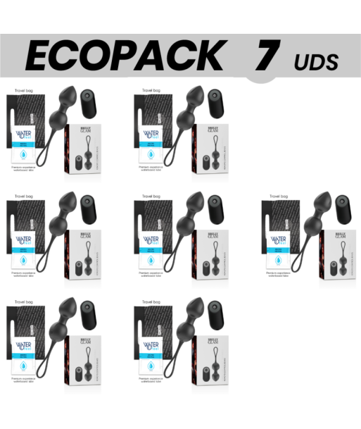 ECOPACK 7 UDS - BRILLY GLAM VIBRATING KEGEL BEADS CONTROL REMOTO