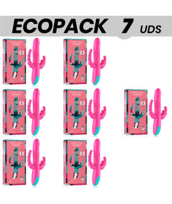 ECOPACK 6 UDS - HAPPY LOKY UDS DONALD TRIPLE ESTIMULACIÓN: ANAL, PUNTO G and CLÍTORIS COMPATIBLE CON WATCHME WIRELESS TECHNOLOGY