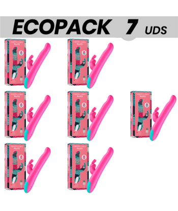 ECOPACK 7 UDS - HAPPY LOKY PLUTO RABBIT VIBRATOR and ROTATOR COMPATIBLE CON WATCHME WIRELESS TECHNOLOGY