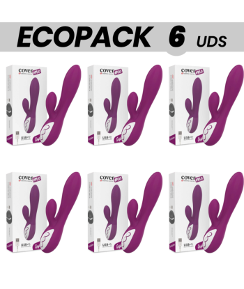 ECOPACK 6 UDS - COVERME TAYLOR VIBRADOR COMPATIBLE CON WATCHME WIRELESS TECHNOLOGY