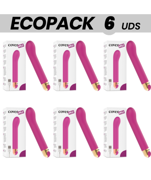 ECOPACK 6 UDS - COVERME G-SPOT VIBRATOR 10 VELOCIDADES ECOPACK 6 UDS - COVERME G-SPOT VIBRATOR 10 VELOCIDADES