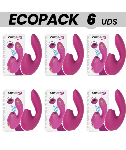 ECOPACK 6 UDS - COVERME CLITORAL and G-SPOT STIMULATOR