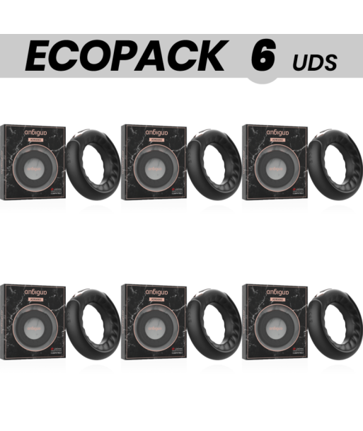 ECOPACK 6 UDS - ANBIGUO ADRIANO ANILLO VIBRADOR COMPATIBLE CON WATCHME WIRELESS TECHNOLOGY ECOPACK 6 UDS - ANBIGUO ADRIANO ANILLO VIBRADOR COMPATIBLE CON WATCHME WIRELESS TECHNOLOGY