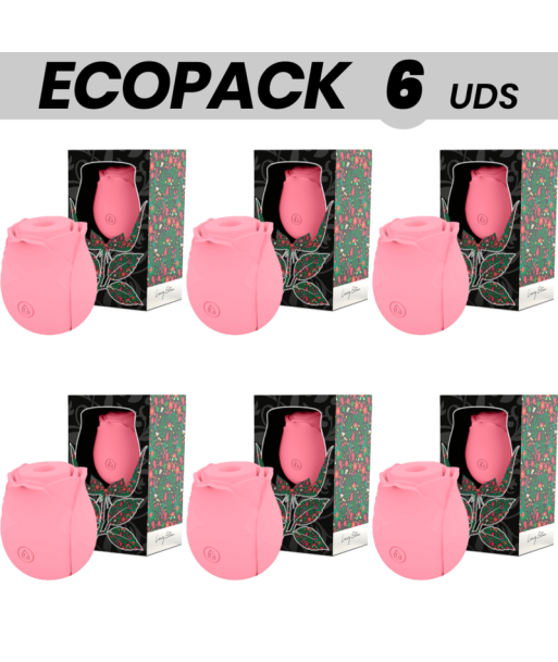 ECOPACK 6 UDS - MIA ROSE ONDAS ESTIMULADORAS CLÍTORIS POR ONDAS EDICIÓN LIMITADA - ROSA