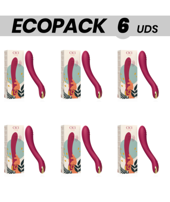 ECOPACK 6 UDS - CICI BEAUTY PREMIUM SILICONE G-SPOT VIBRATOR