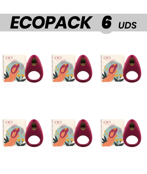 ECOPACK 6 UDS - CICI BEAUTY PREMIUM SILICONE VIBRATING RING