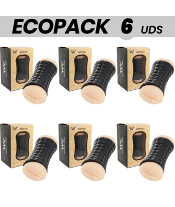 ECOPACK 6 UDS - WOMANVIBE MASTURBADOR DOBLE GUMY