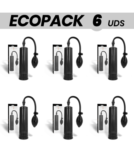 ECOPACK 6 UDS - INTENSE PUMP BOMBA NEGRA 02 ECOPACK 6 UDS - INTENSE PUMP BOMBA NEGRA 02