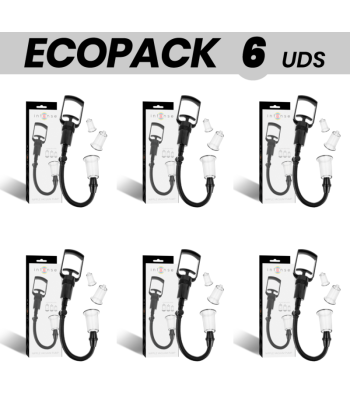 ECOPACK 6 UDS - INTENSE PUMP ONDAS ESTIMULADORAS PEZONES MUJER