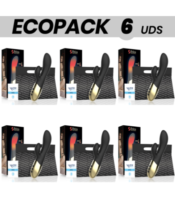 ECOPACK 6 UDS - IBIZA VIBRADOR RABBIT EFECTO CALOR