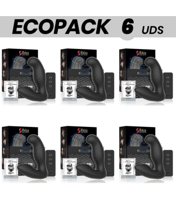 ECOPACK 6 UDS - IBIZA MASAJEADOR ANAL CONTROL REMOTO 10 x 3.5 CM