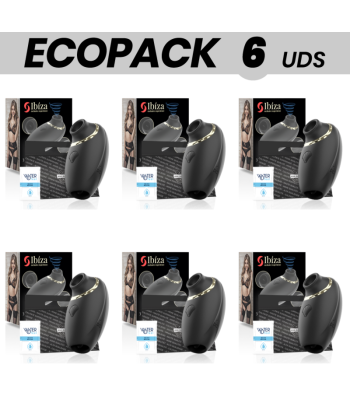 ECOPACK 6 UDS - IBIZA MASAJEADOR 3 EN 1 SUCKING, LICKING and PULSING