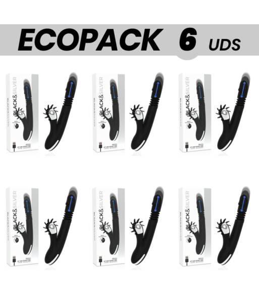ECOPACK 6 UDS - BLACKandSILVER BUNNY REED UP and DOWN VIBE