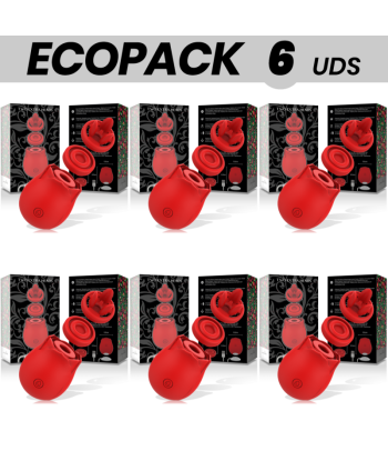ECOPACK 6 UDS - MIA ESTIMULADOR CLITORIS DOS CABEZALES 3 EN 1 EDICIÓN DE LUJO