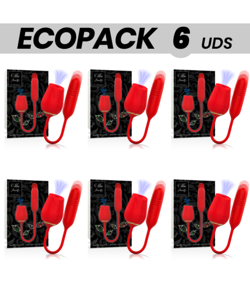 ECOPACK 6 UDS - MIA AMALFI DOBLE PLEASURE ONDAS ESTIMULADORAS UP AND DOWN