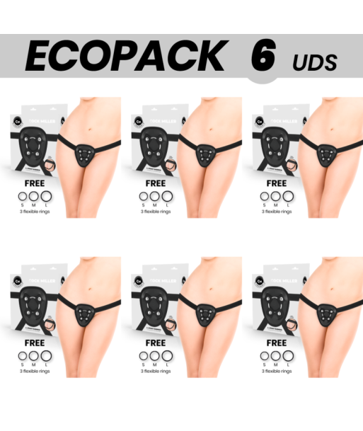 ECOPACK 6 UDS - COCK MILLER ARNES AJUSTABLE CON ANILLOS