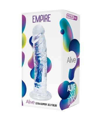 ALIVE - EMPIRE PENE REALÍSTICO TRANSPARENTE 19.3 CM