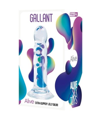 ALIVE - GALLANT PENE REALÍSTICO TRANSPARENTE 14 CM