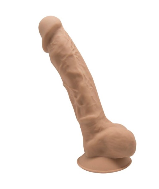 SILEXD - MODELO 1 PENE REALÍSTICO SILICONA PREMIUM SILEXPAN CARAMELO 17.5 CM