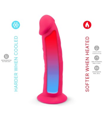 SILEXD - MODELO 2 PENE REALÍSTICO SILICONA PREMIUM SILEXPAN FUCSIA 19.2 CM