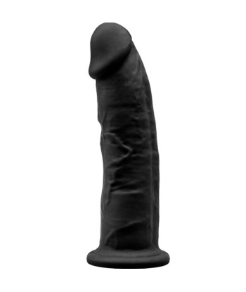 SILEXD - MODELO 2 PENE REALÍSTICO SILICONA PREMIUM SILEXPAN NEGRO 15 CM