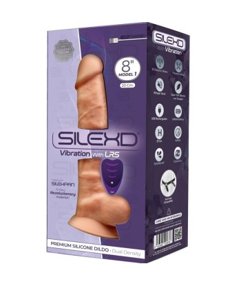 SILEXD - MODELO 1 PENE REALÍSTICO VIBRADOR SILICONA PREMIUM SILEXPAN CONTROL REMOTO 20 CM